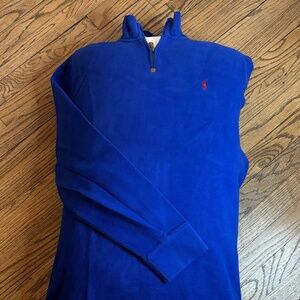 Polo RL 1/4 Zip - 2014 Transition Era - Royal Blue & Red Pony